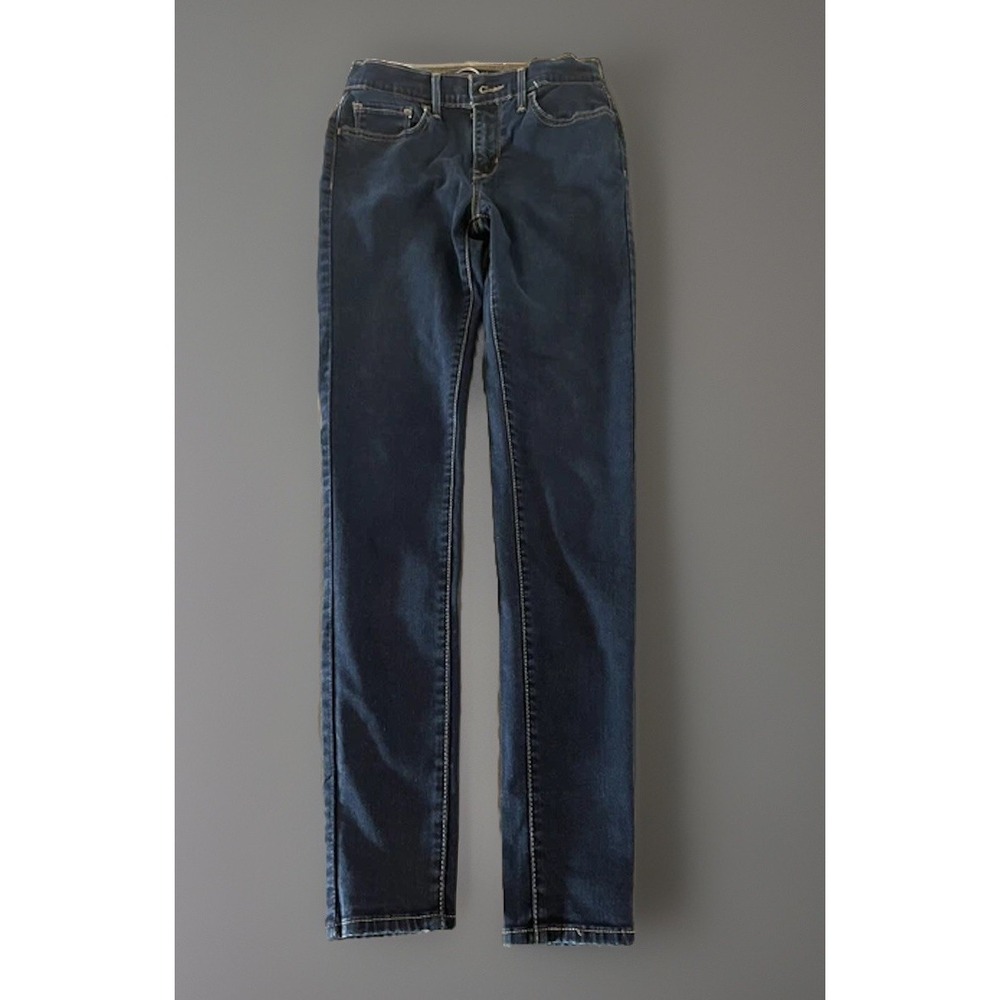 Levi Strauss 710 Super Skinny Jeans Women's Size 28 Dark Wash Blue